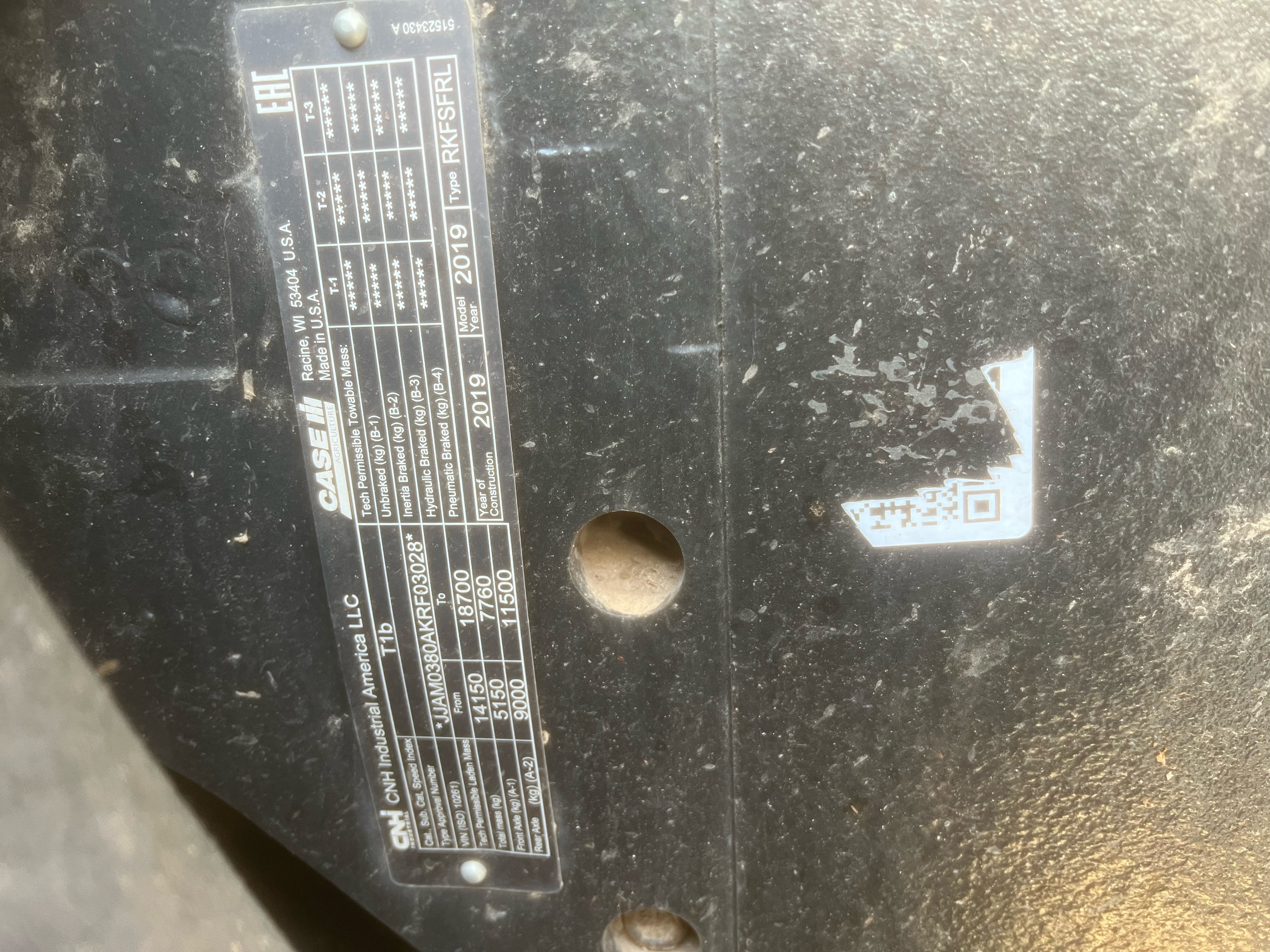 2019 Case IH Magnum 380 Tractor