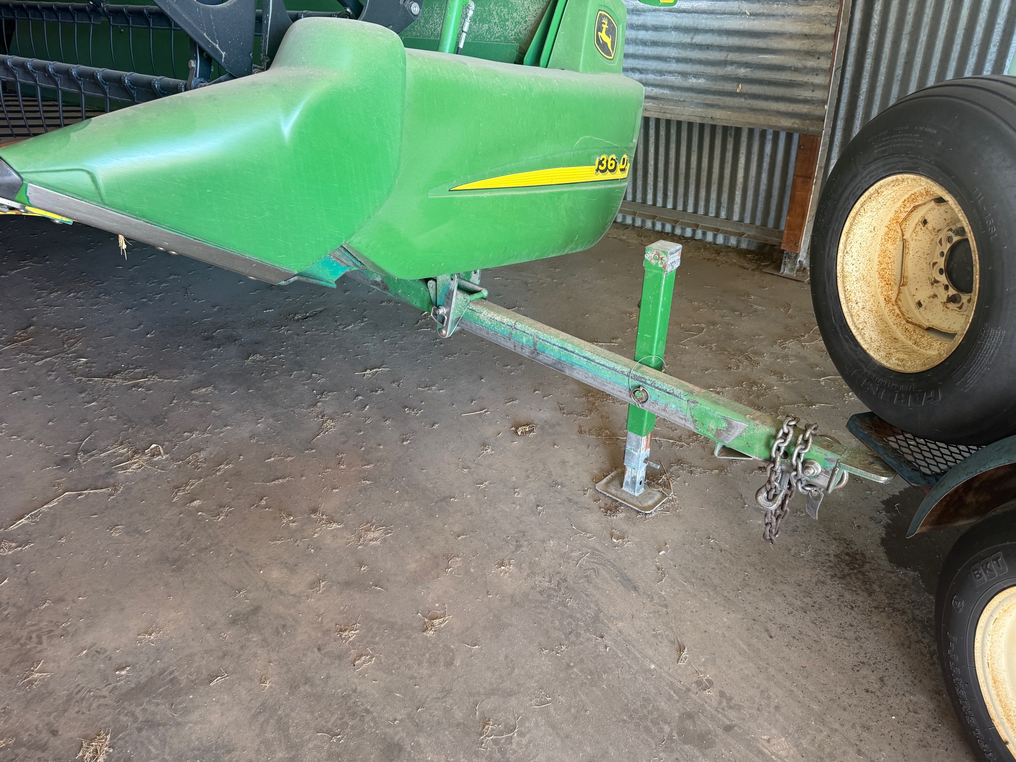 2008 John Deere 936D Header Draper