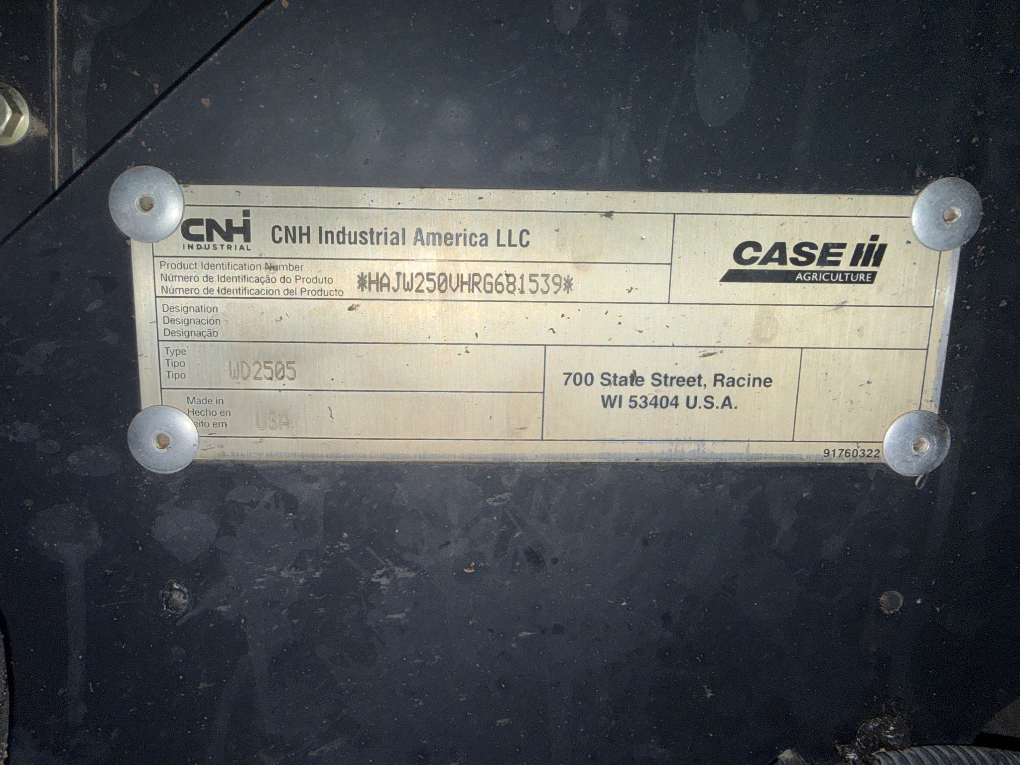 2025 Case IH WD2505 Windrower