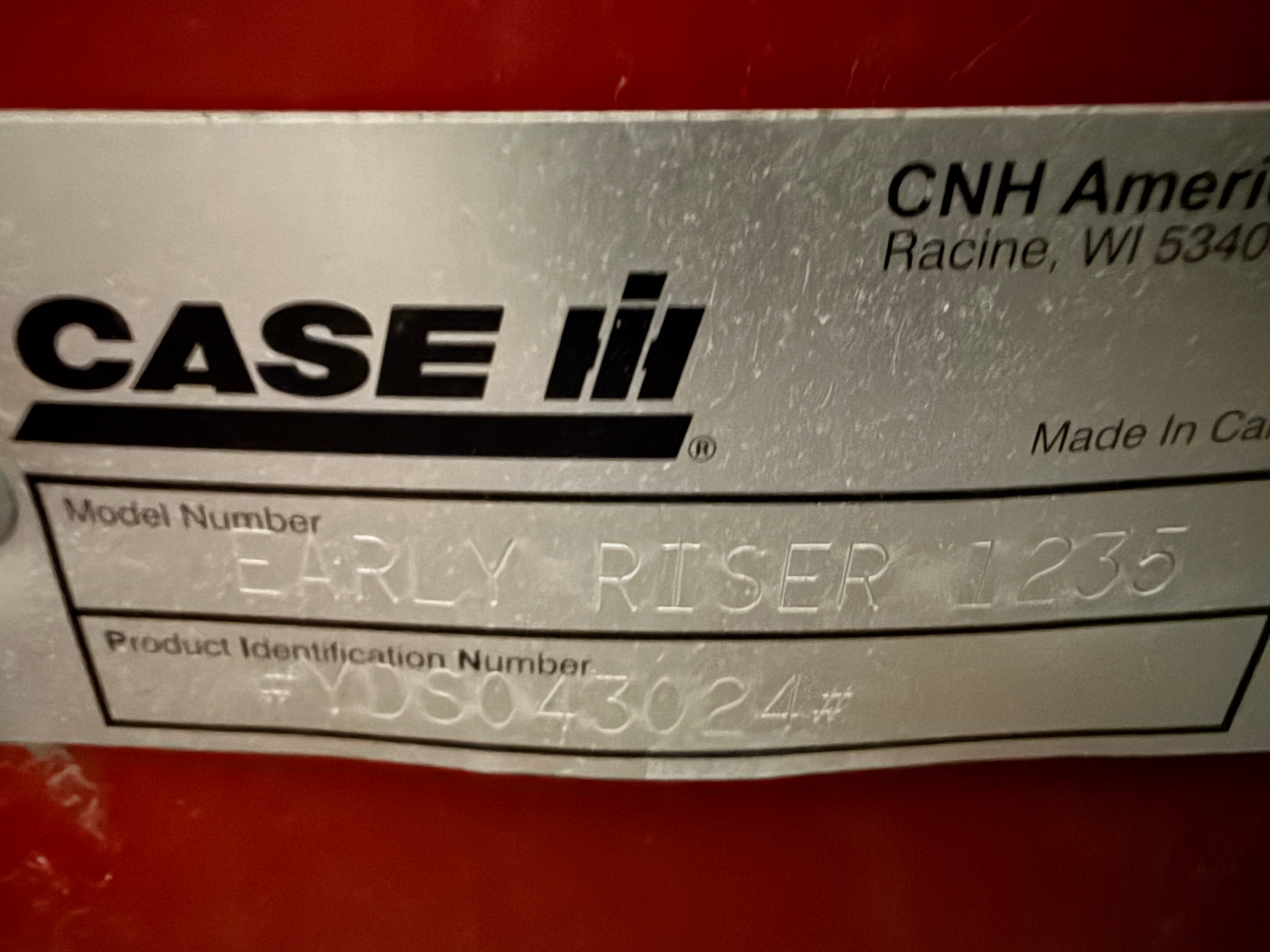 2013 Case IH 1235 Planter