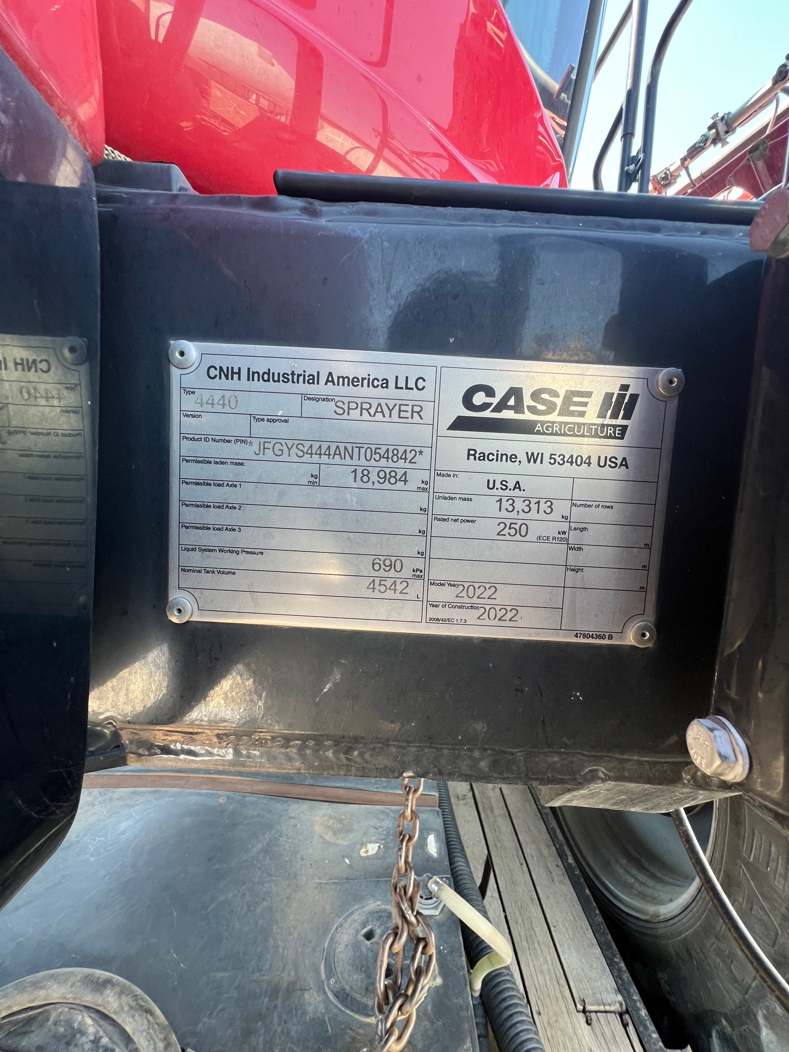 2022 Case IH PATRIOT 4440 Sprayer/High Clearance