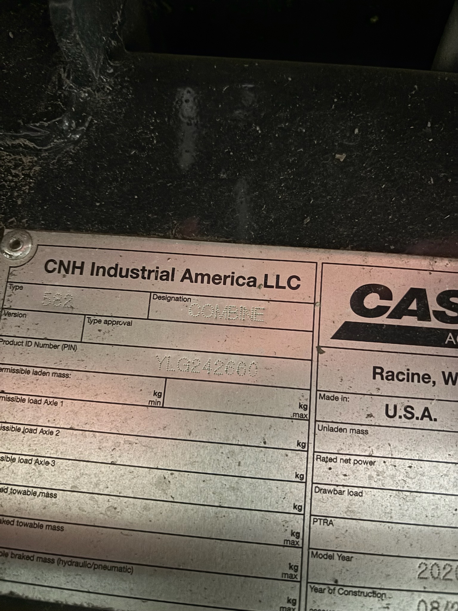 2020 Case IH 8250 Combine