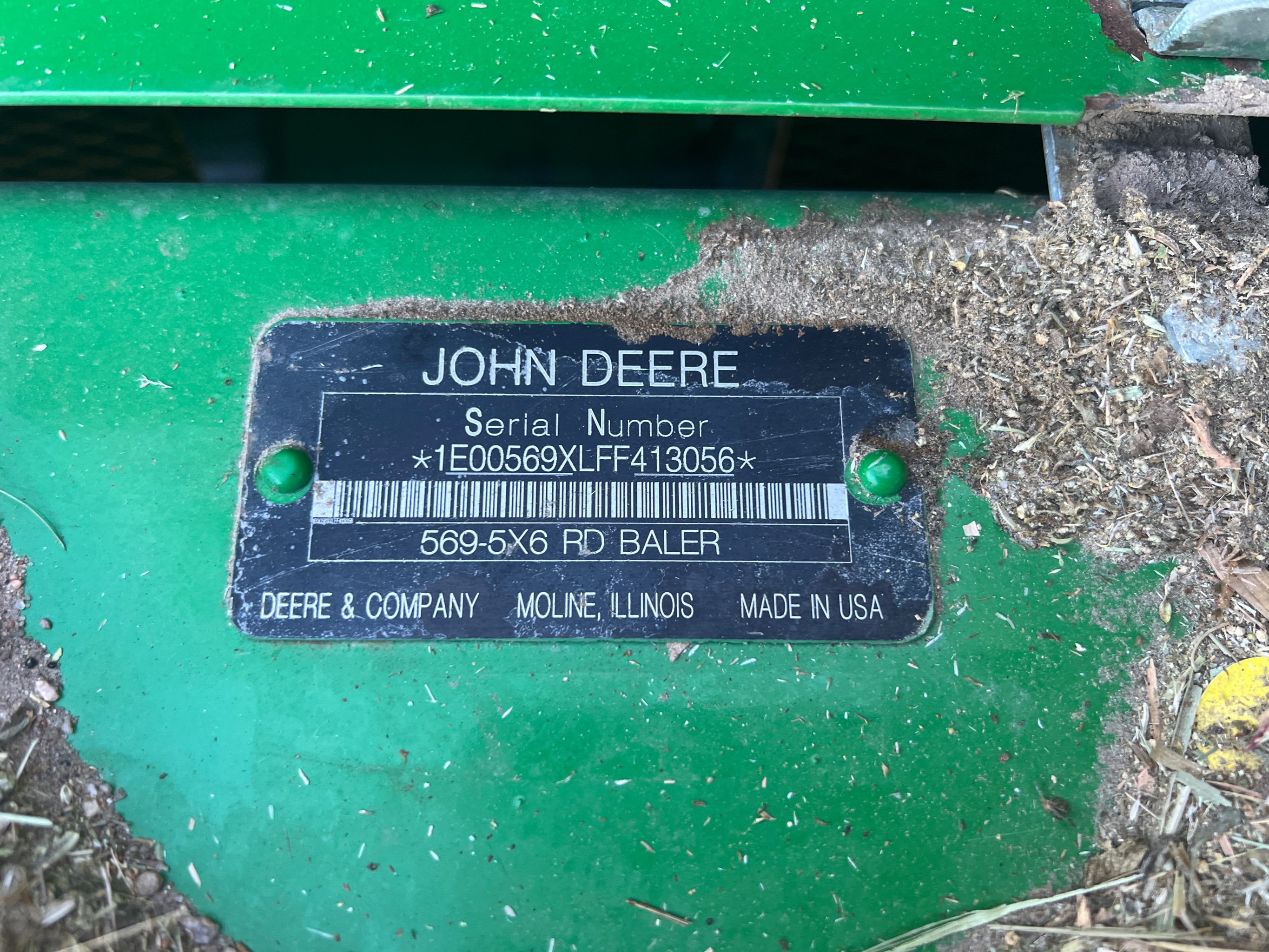 2015 John Deere 569 Baler/Round