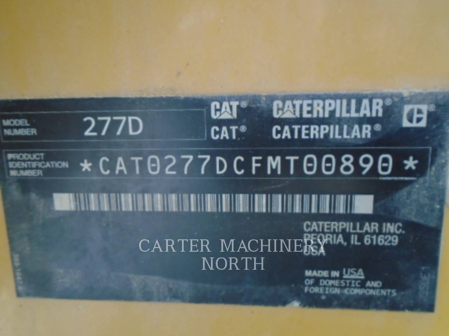 2017 Caterpillar 277D Misc