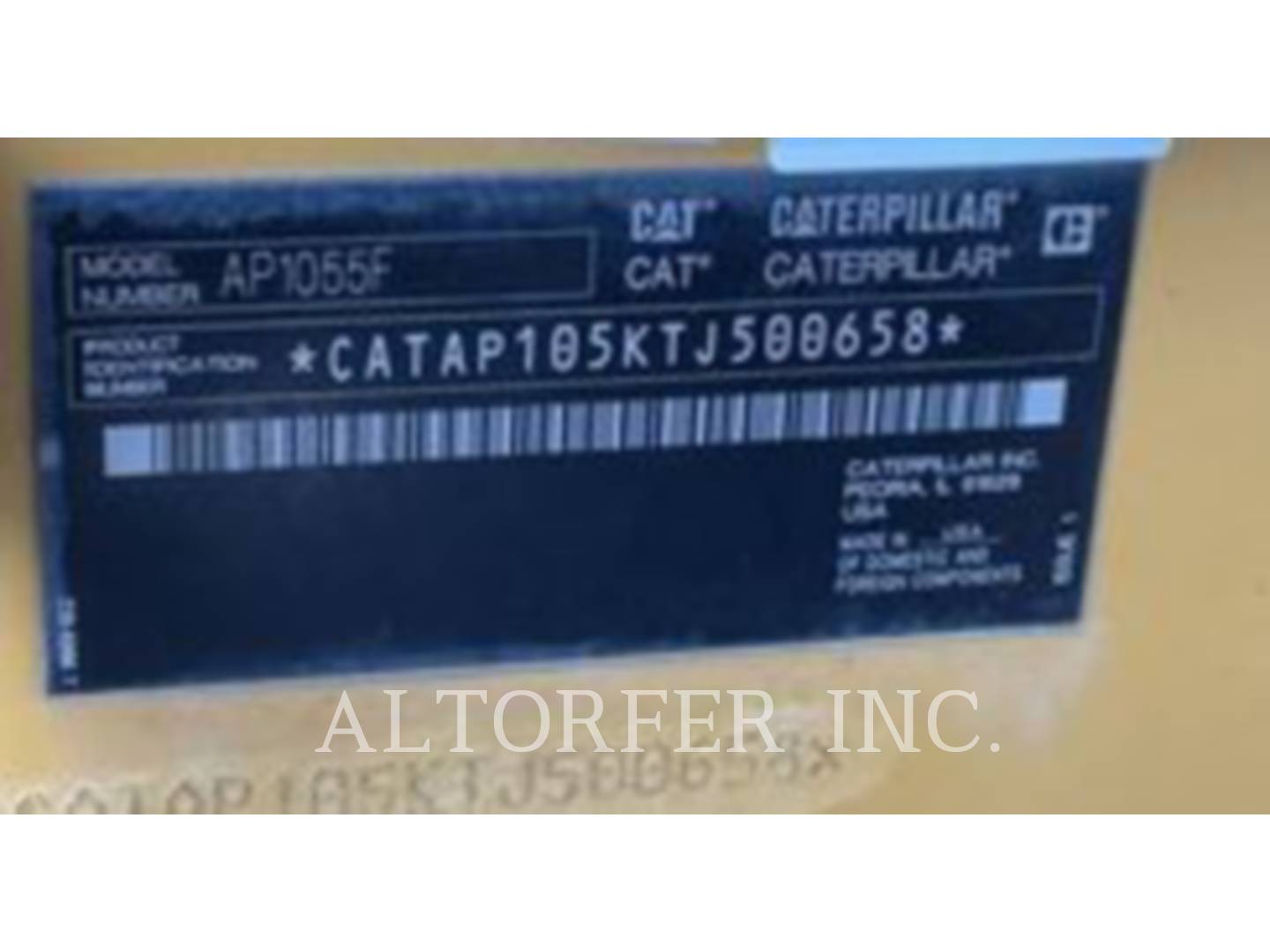 2017 Caterpillar AP1055F Vibratory Double