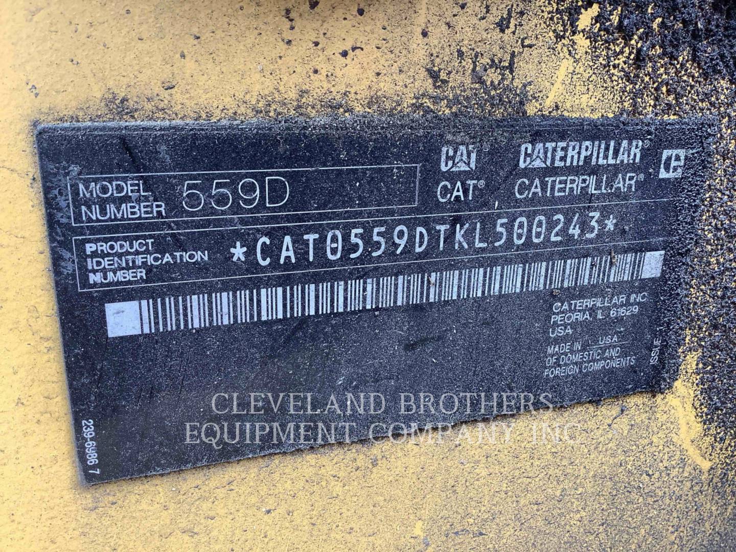 2018 Caterpillar 559D Knuckleboom Loader