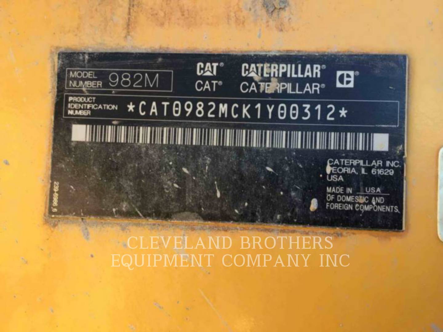 2014 Caterpillar 982M Wheel Loader