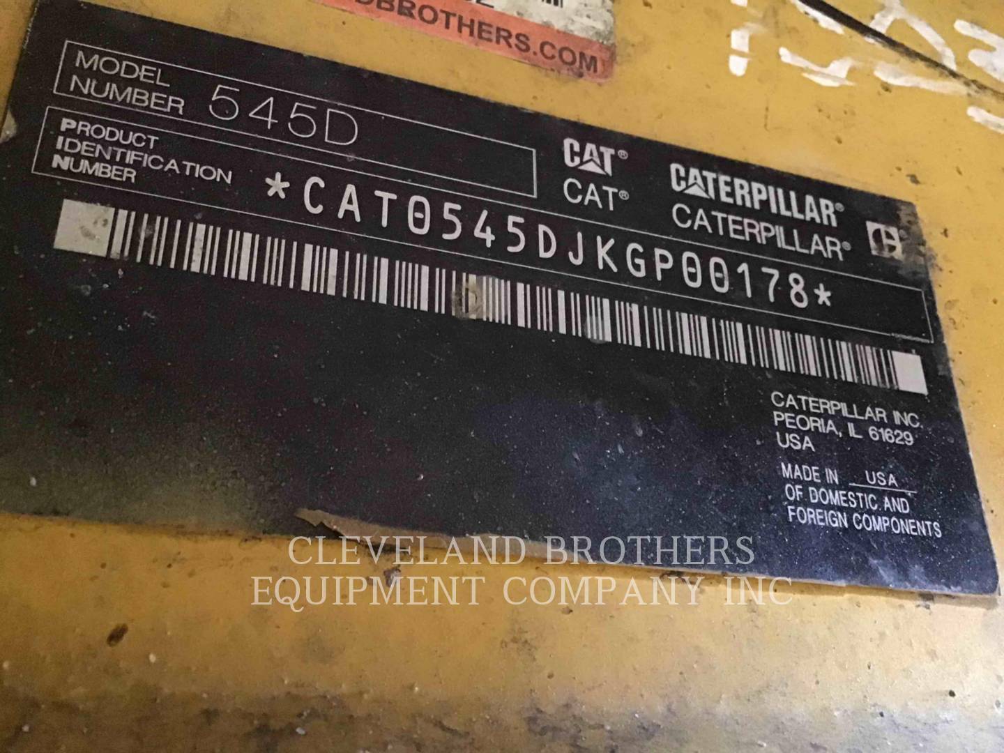 2015 Caterpillar 545D Misc