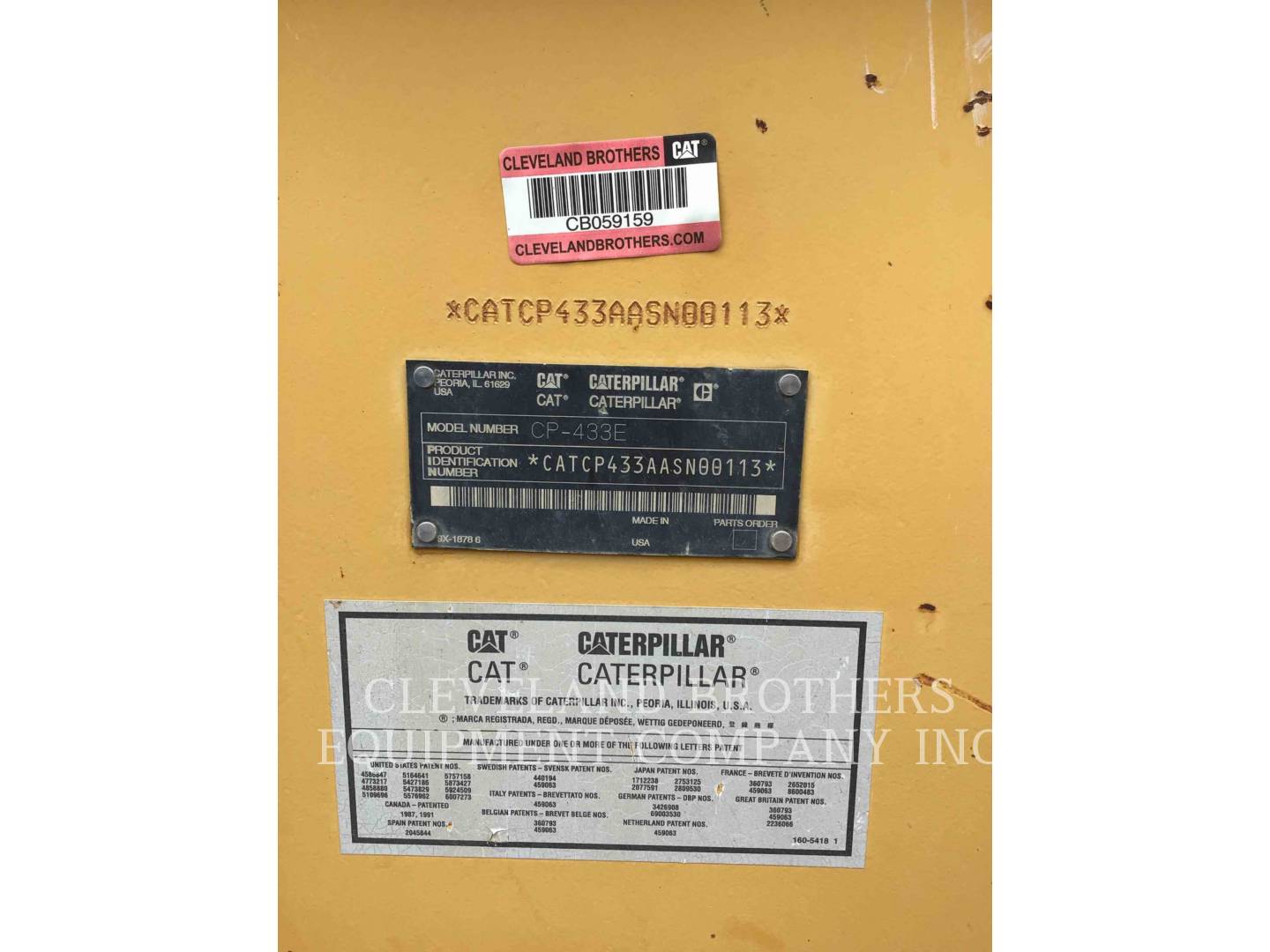 2004 Caterpillar CP433E Compactor