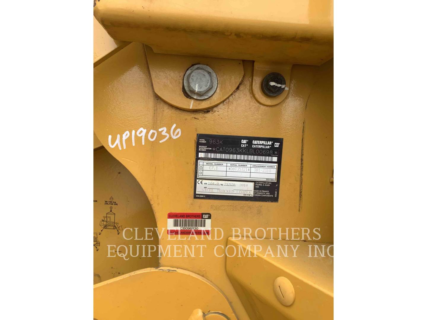 2019 Caterpillar 963K Compact Track Loader