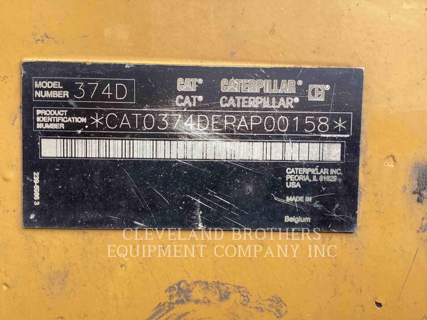 2011 Caterpillar 374DL Excavator