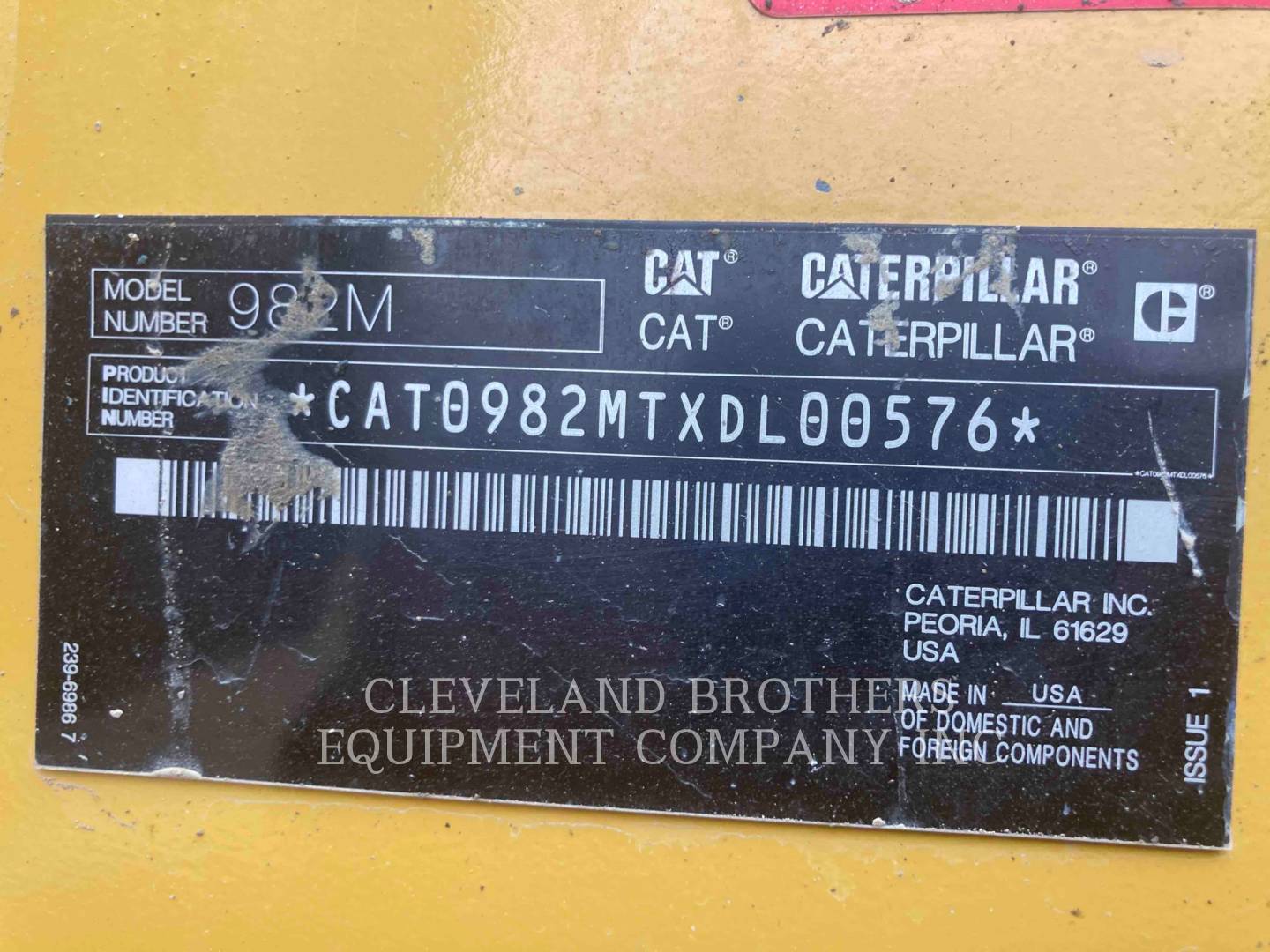 2019 Caterpillar 982M Wheel Loader