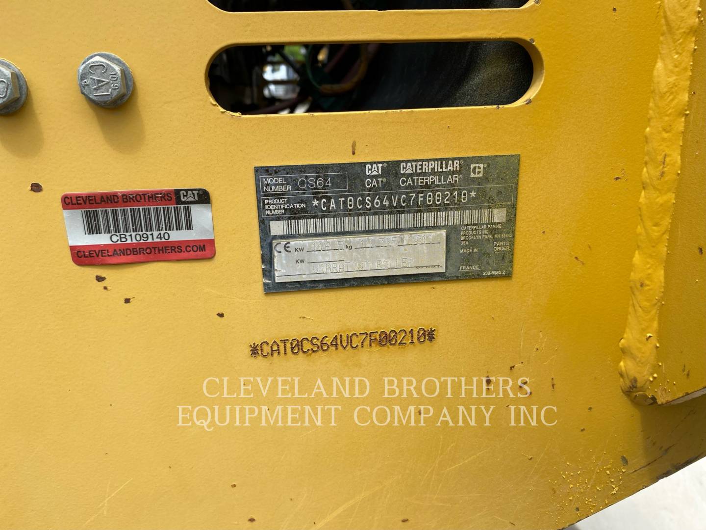 2011 Caterpillar CS64 Vibratory Single