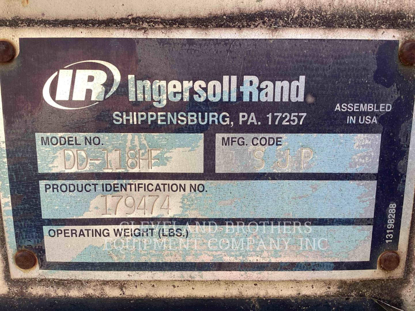 2004 Ingersoll-Rand DD118HF Vibratory Double