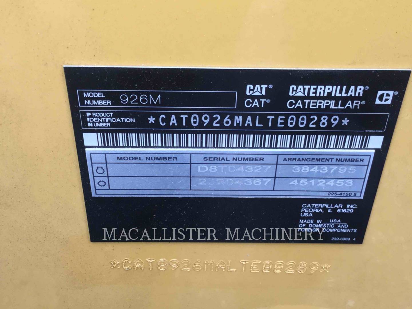 2015 Caterpillar 926M Wheel Loader