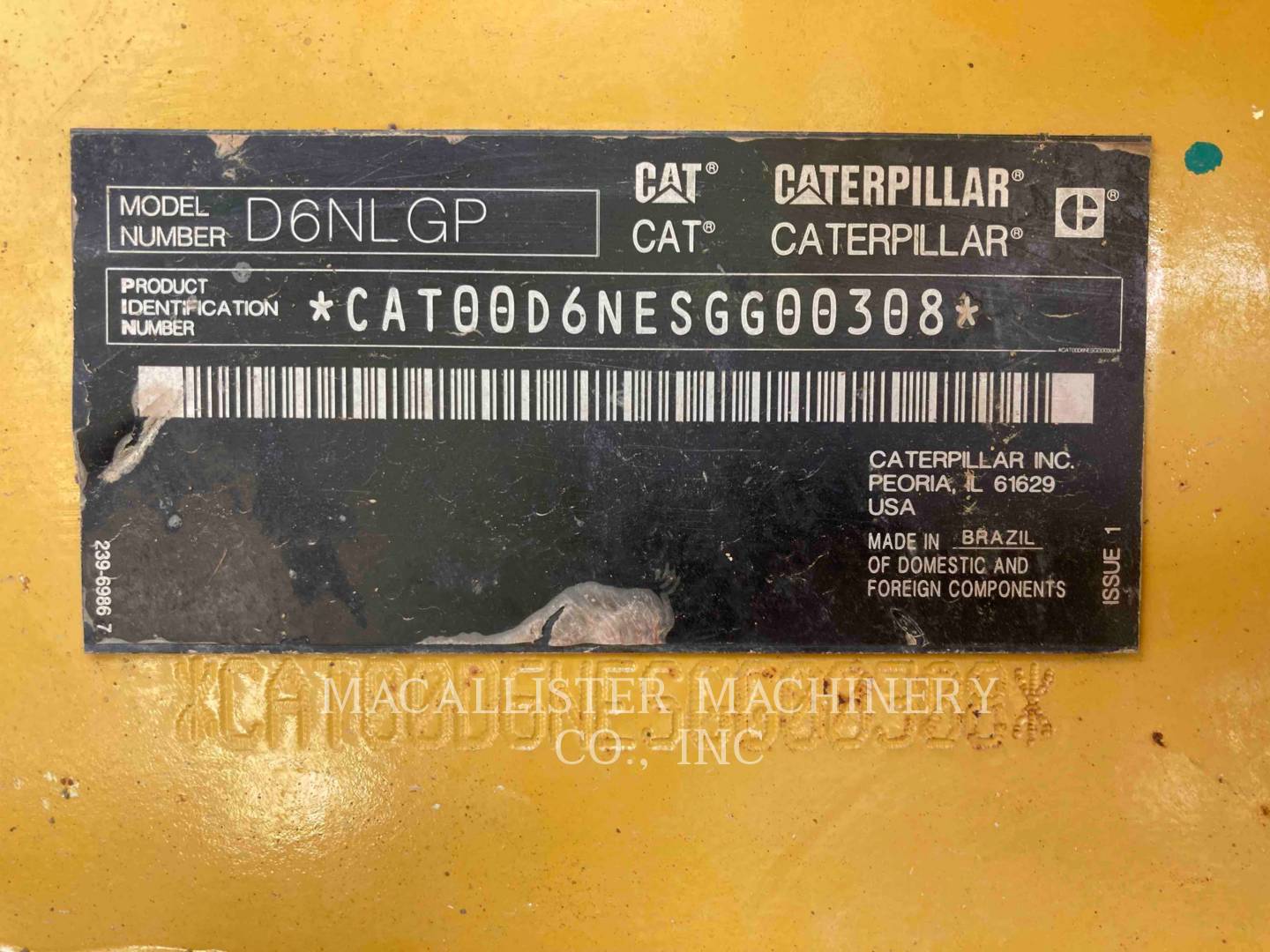 2018 Caterpillar D6NLGP Dozer