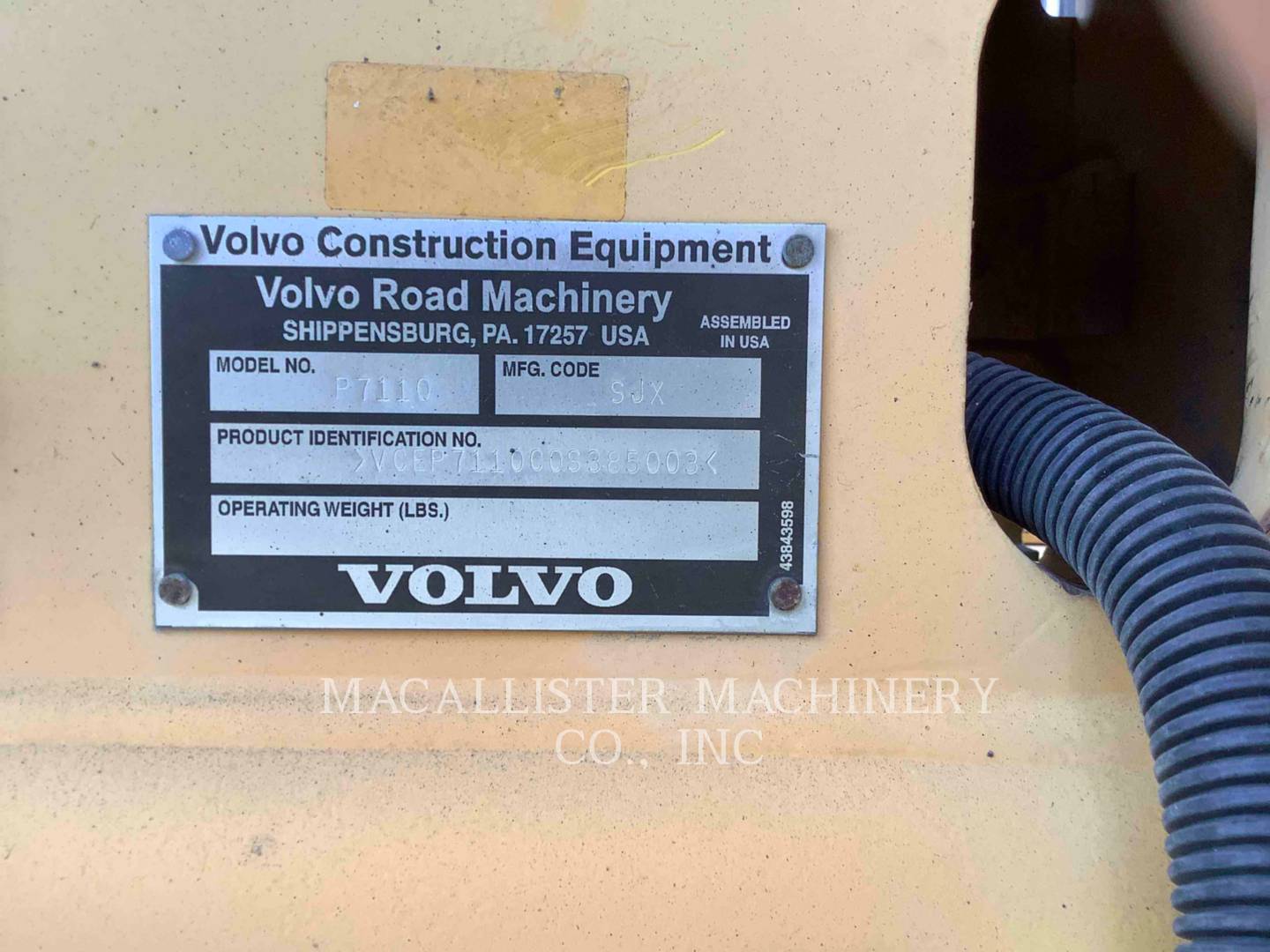 2013 Volvo P7110 Paver