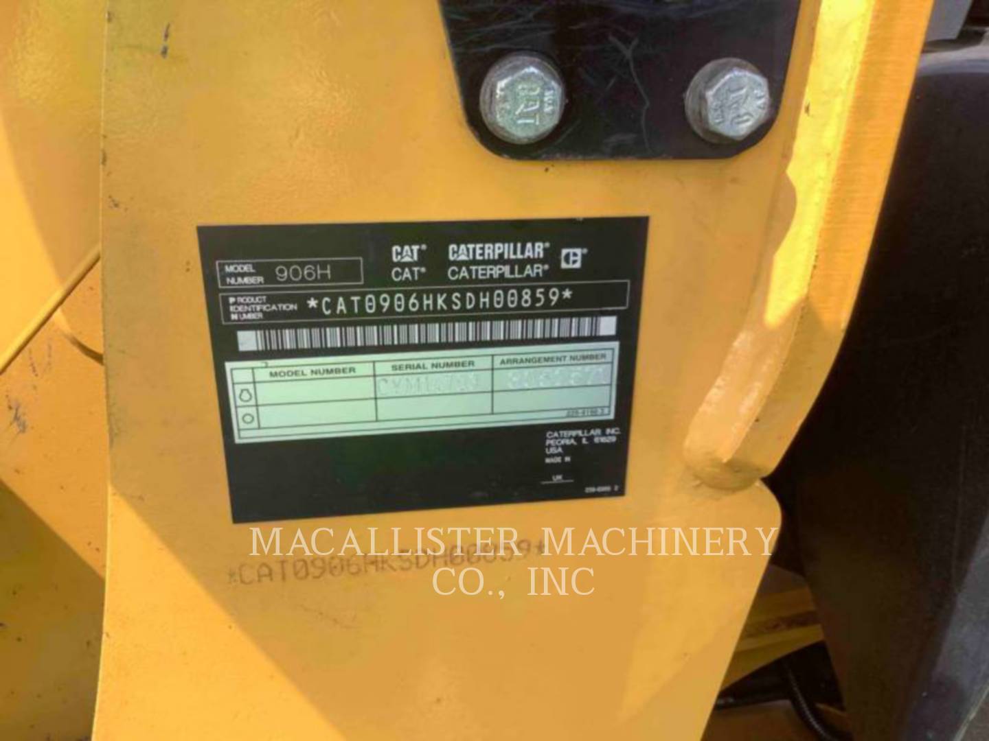 2010 Caterpillar 906H Wheel Loader