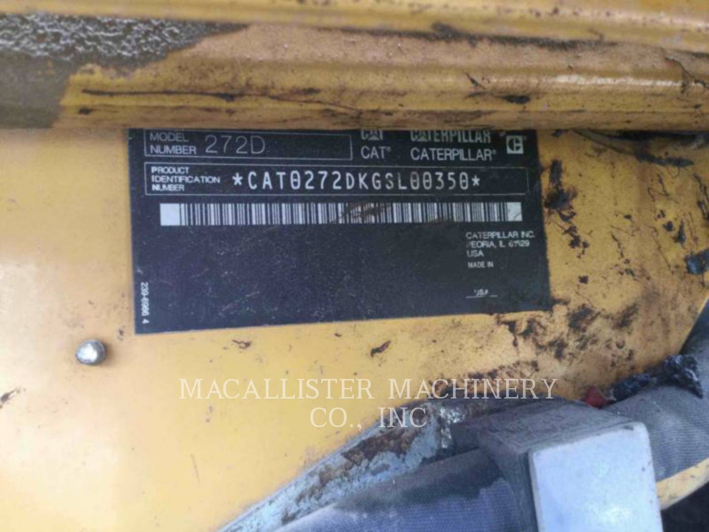 2012 Caterpillar 272D Skid Steer Loader