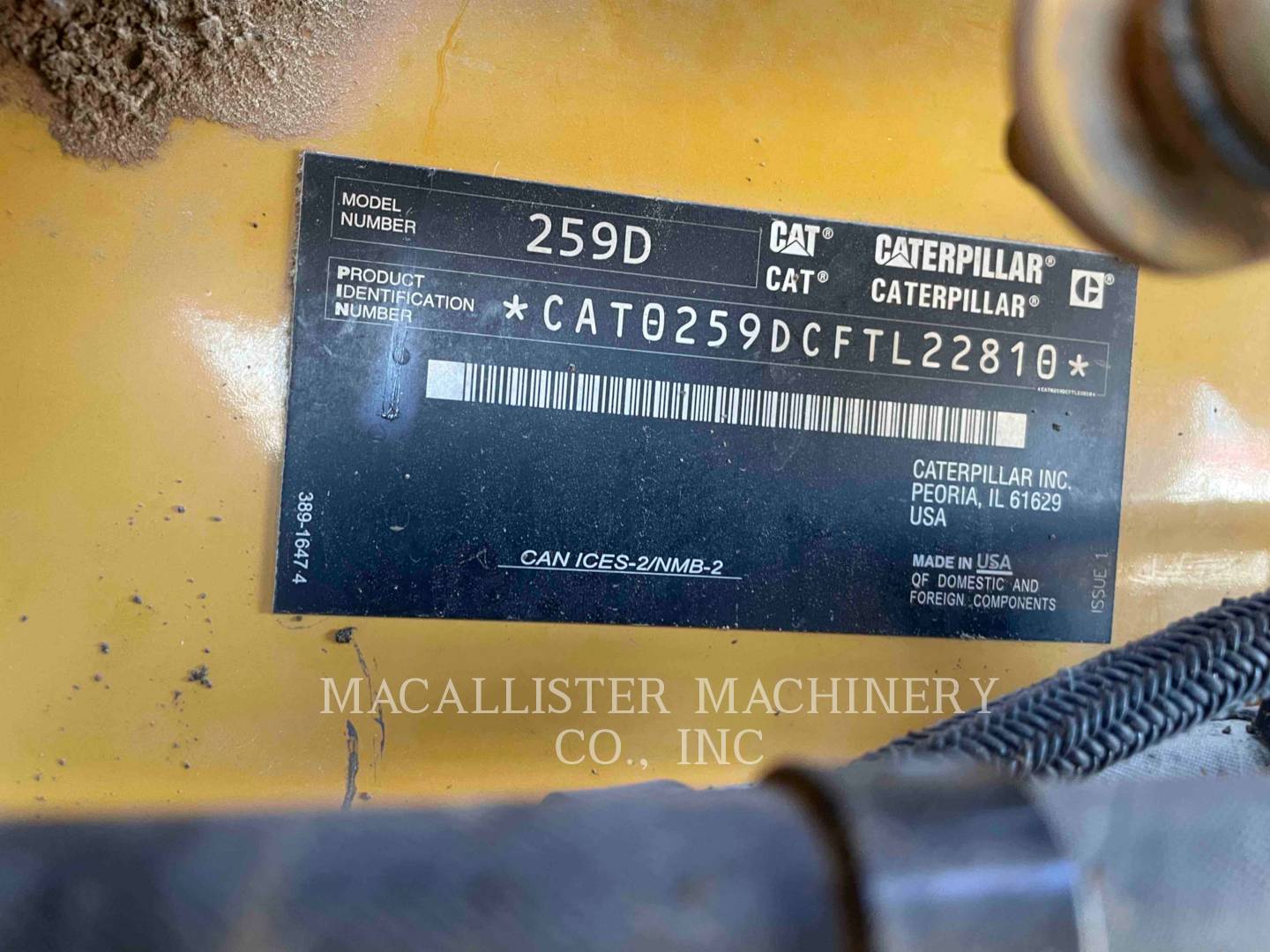 2019 Caterpillar 259D Misc