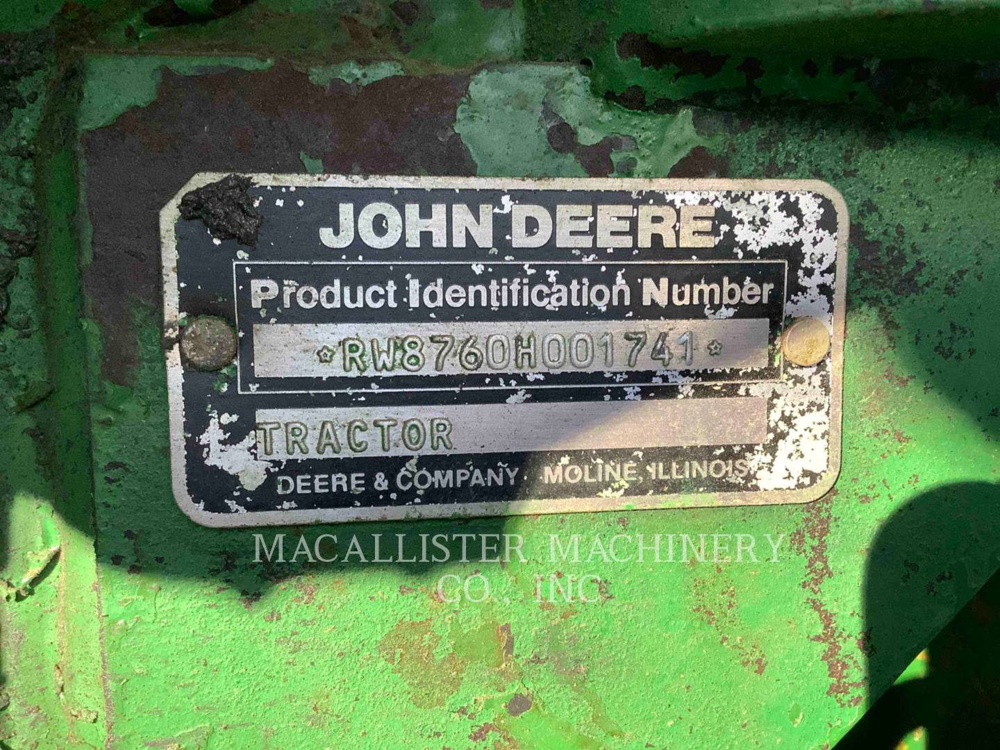 1989 John Deere 8760 Tractor