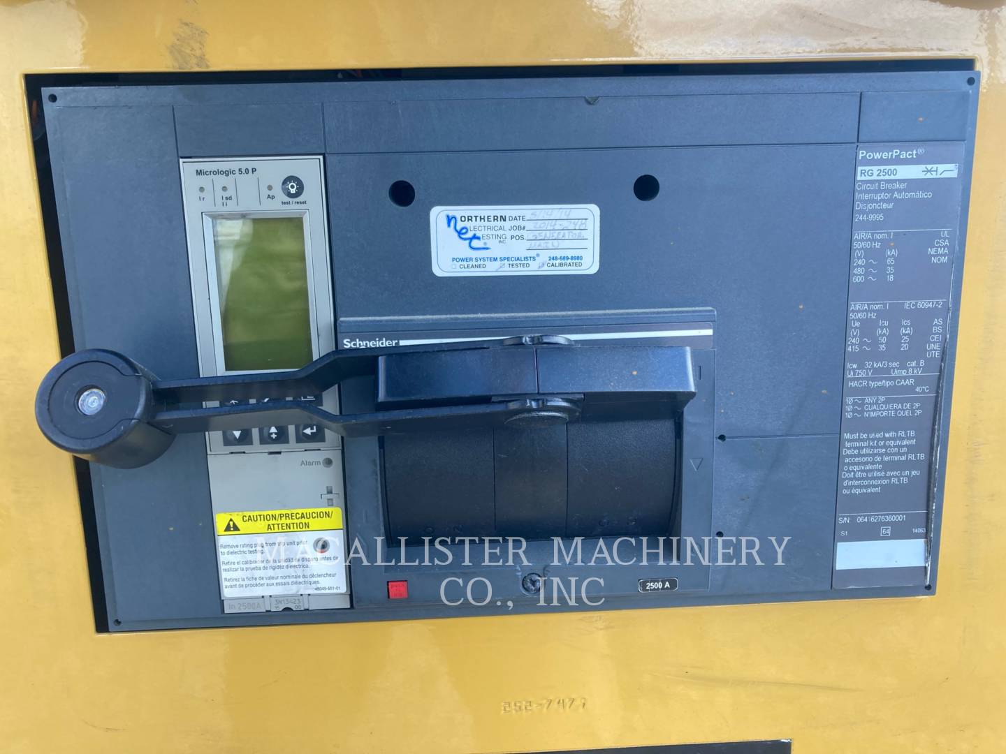 2014 Caterpillar 3512C Generator