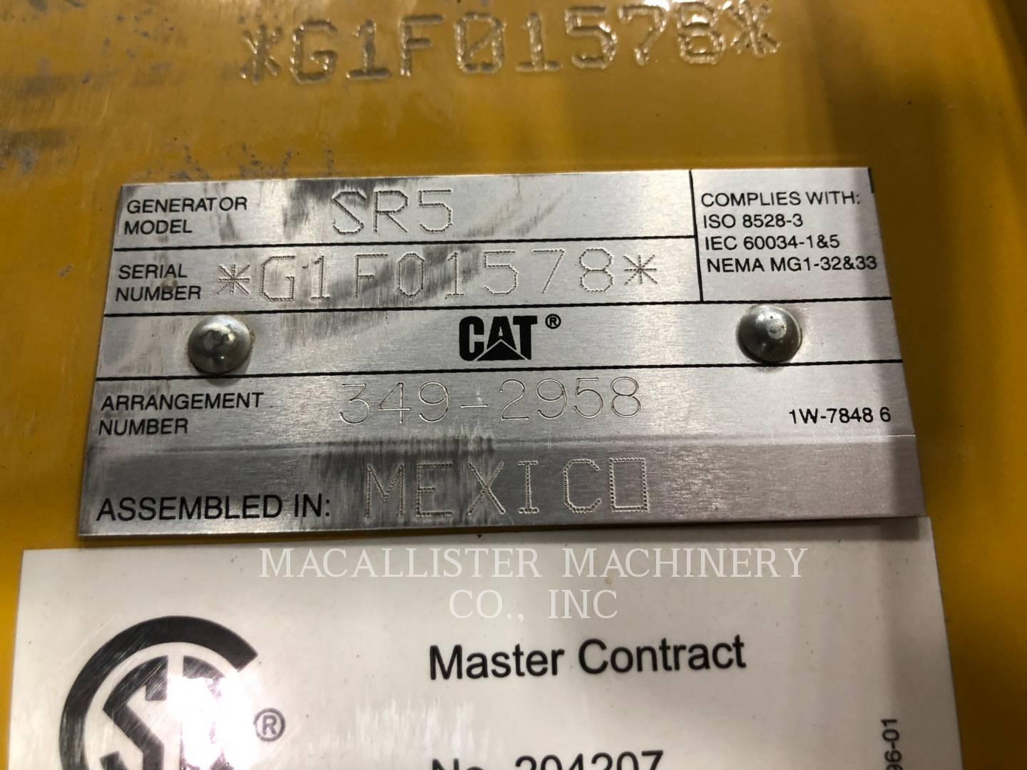 2016 Caterpillar SR4B Generator