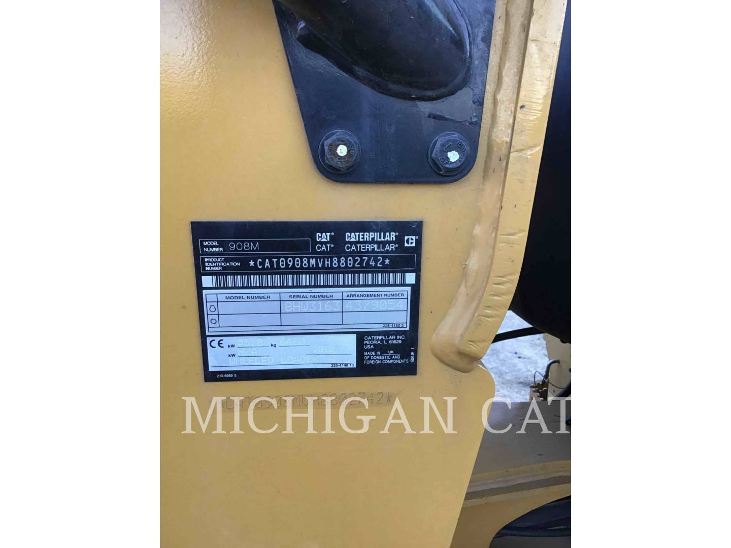 2019 Caterpillar 908M A Wheel Loader