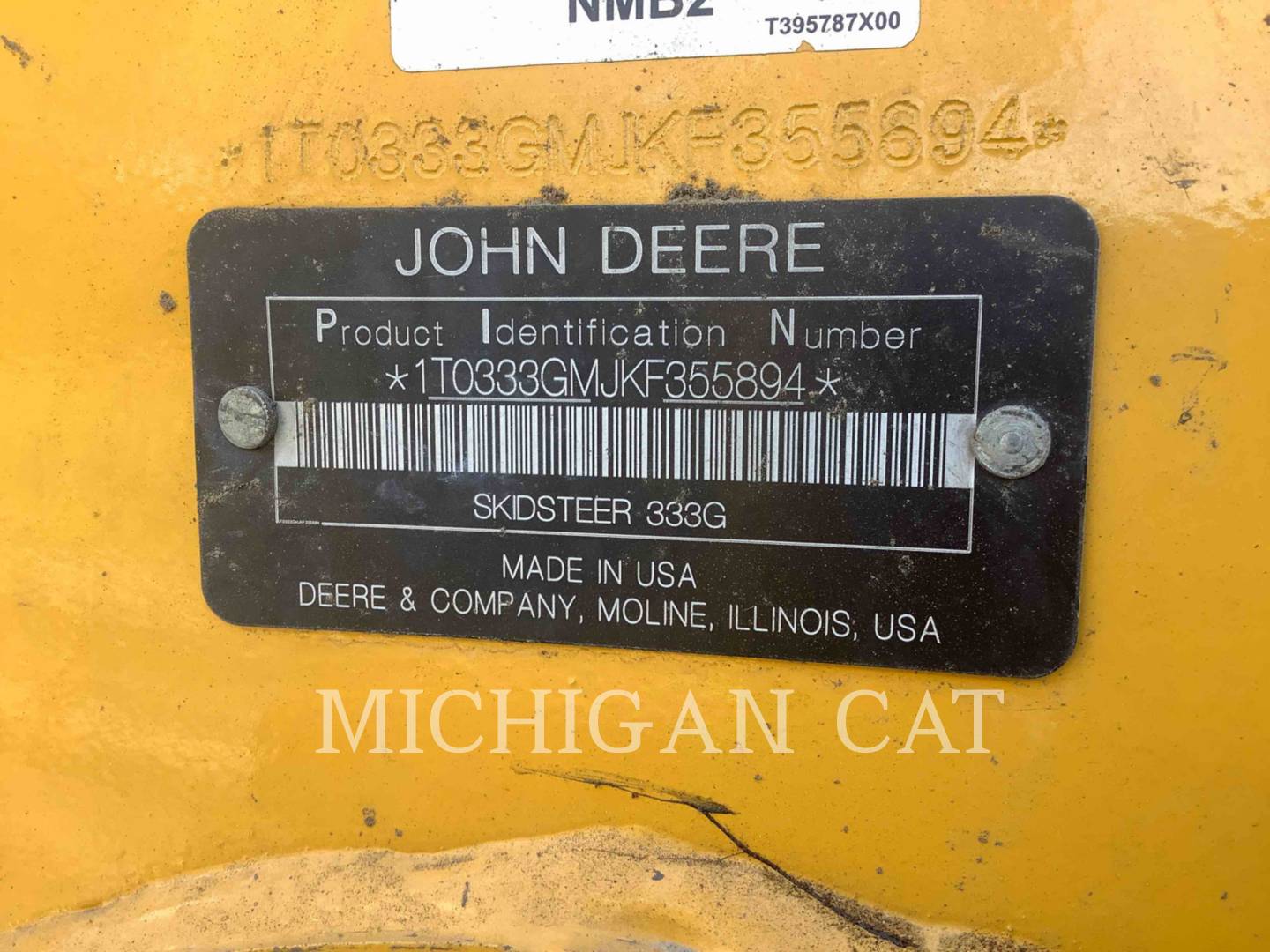 2020 John Deere 333G Misc