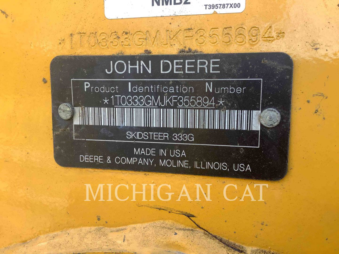 2020 John Deere 333G Misc