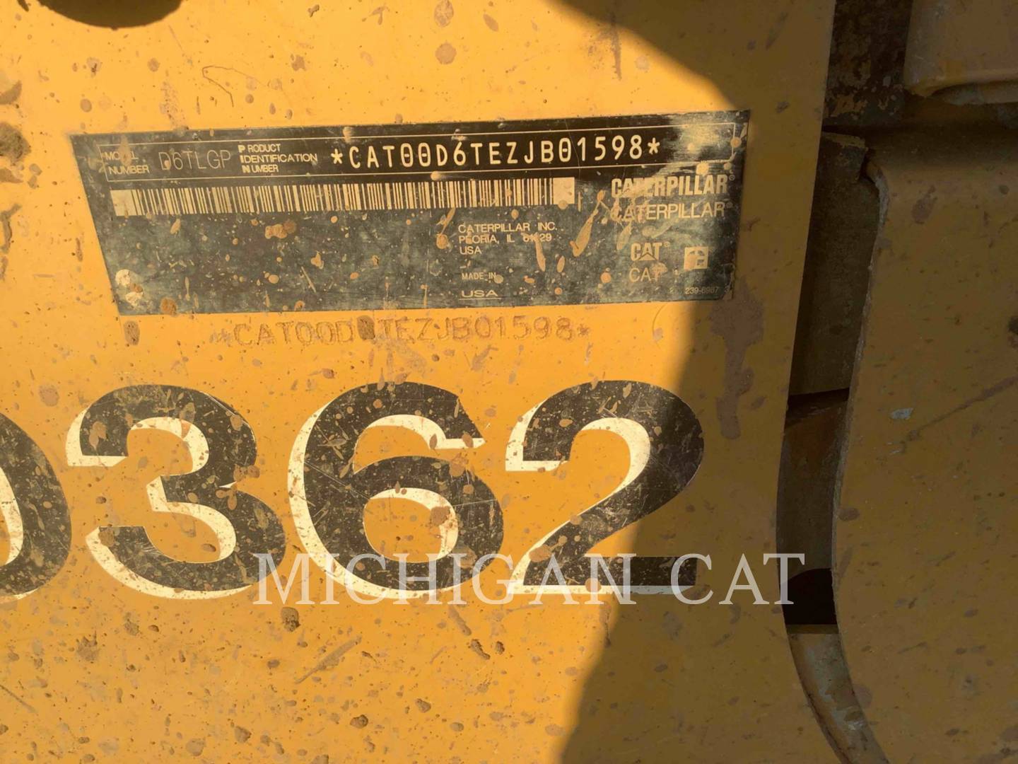 2014 Caterpillar D6TL AZ2 Dozer