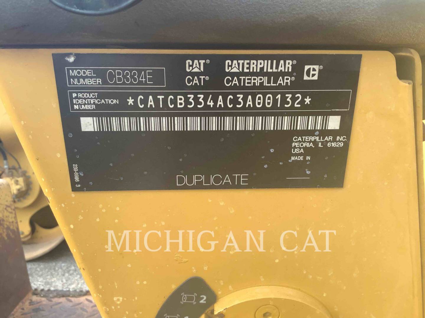 2006 Caterpillar CB334EII Vibratory Double