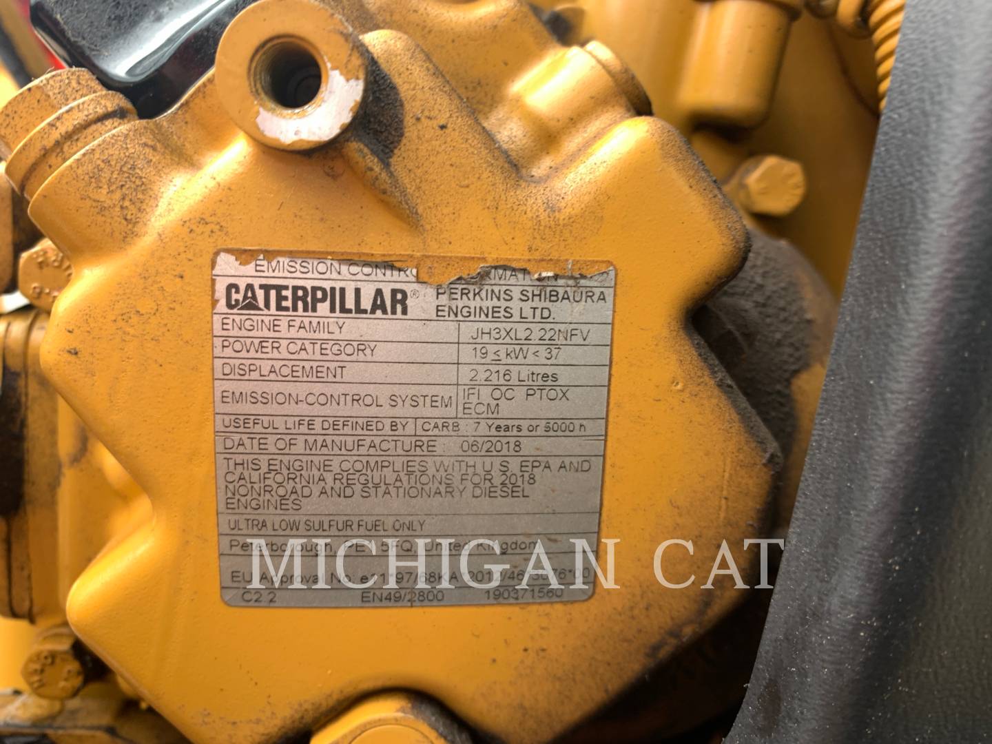 2019 Caterpillar CB34B Vibratory Single