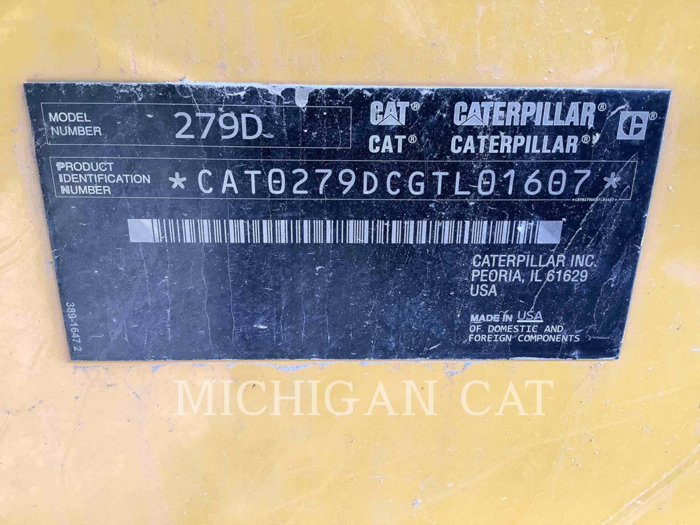 2015 Caterpillar 279D Misc