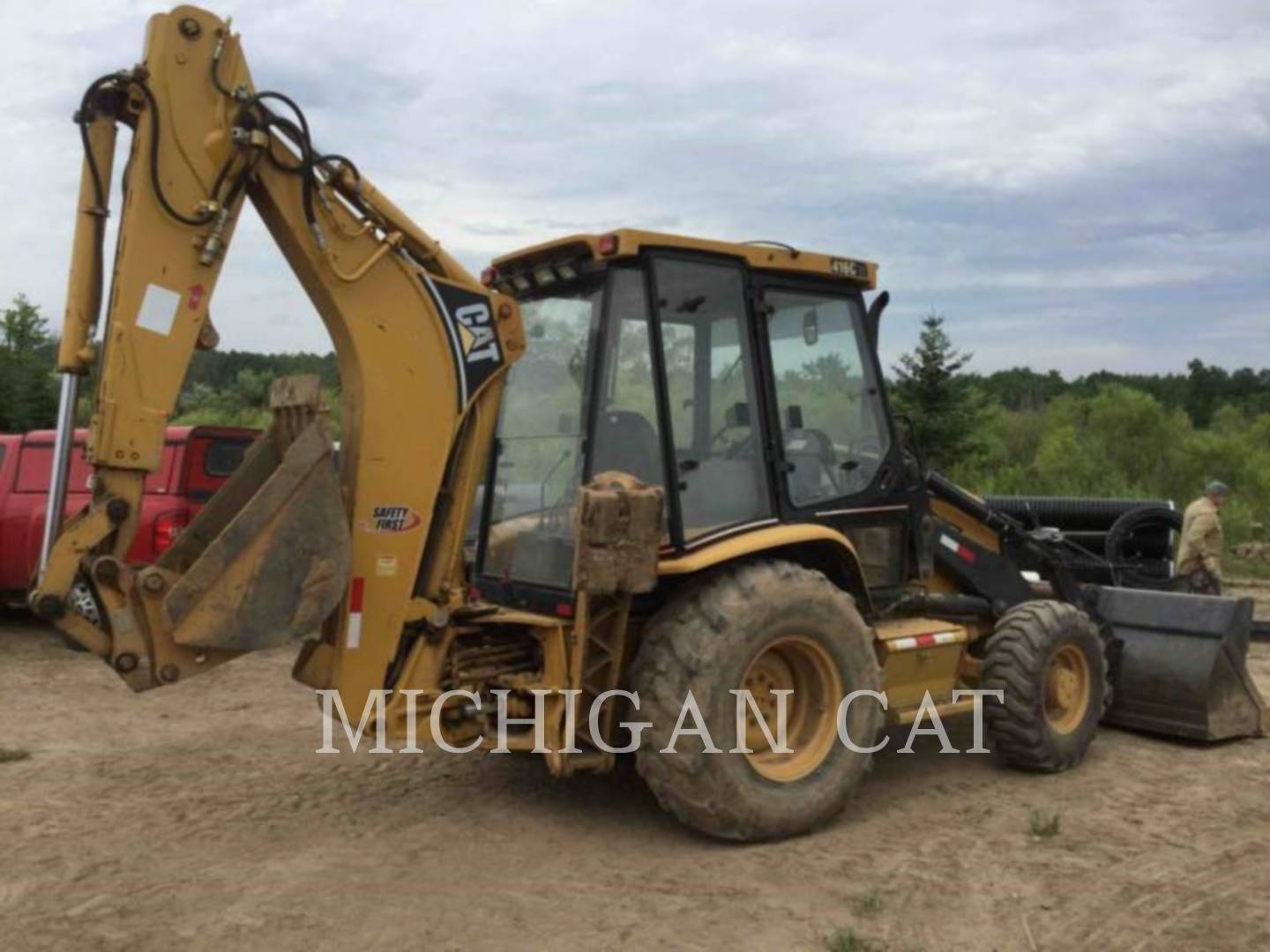 1997 Caterpillar 416C Tractor Loader Backhoe