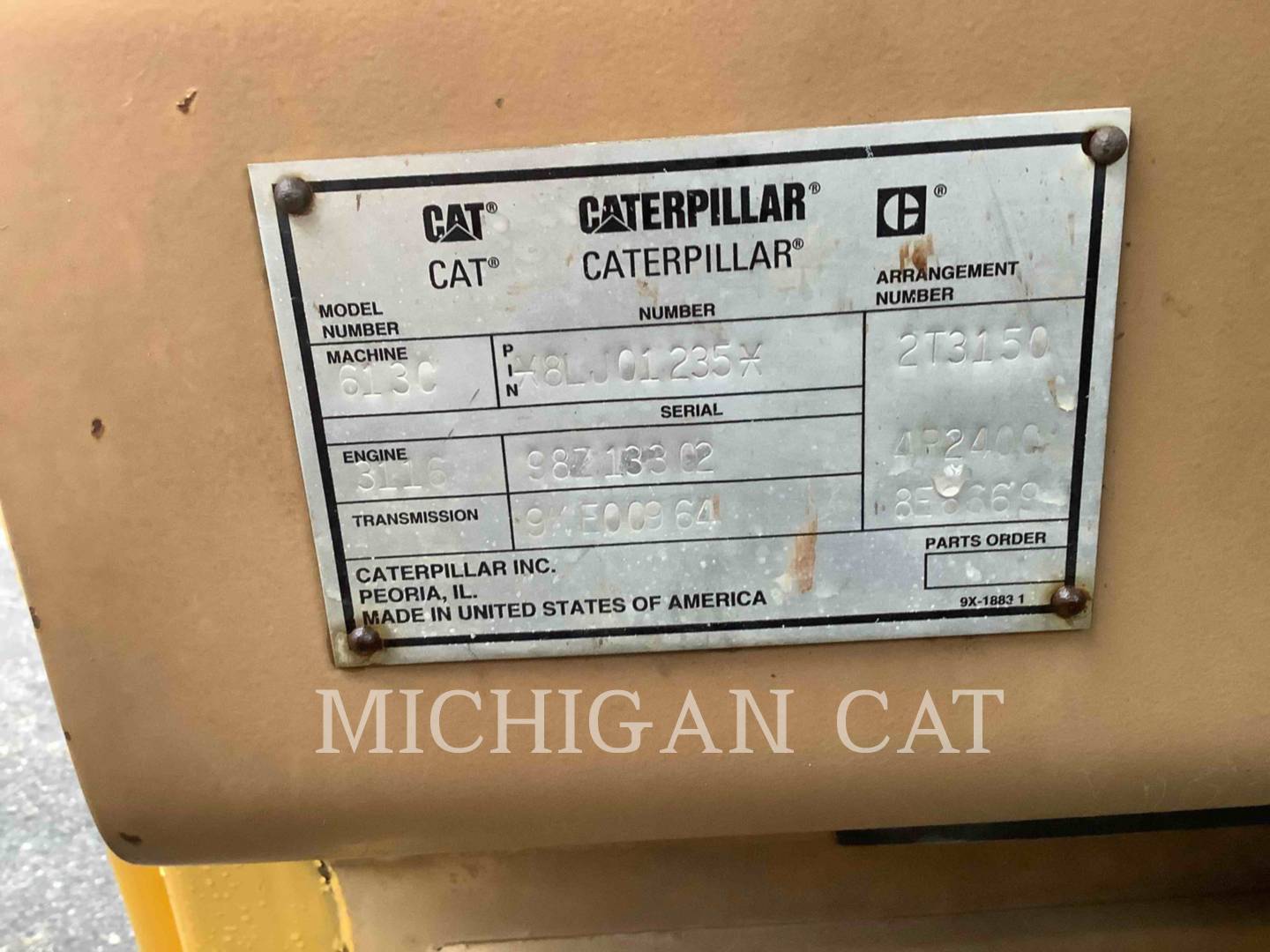 1996 Caterpillar 613C Wheel Tractor