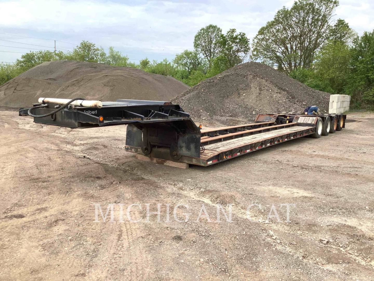 1986 Talbert 60T DETACHABLE LOWBOY Trailer