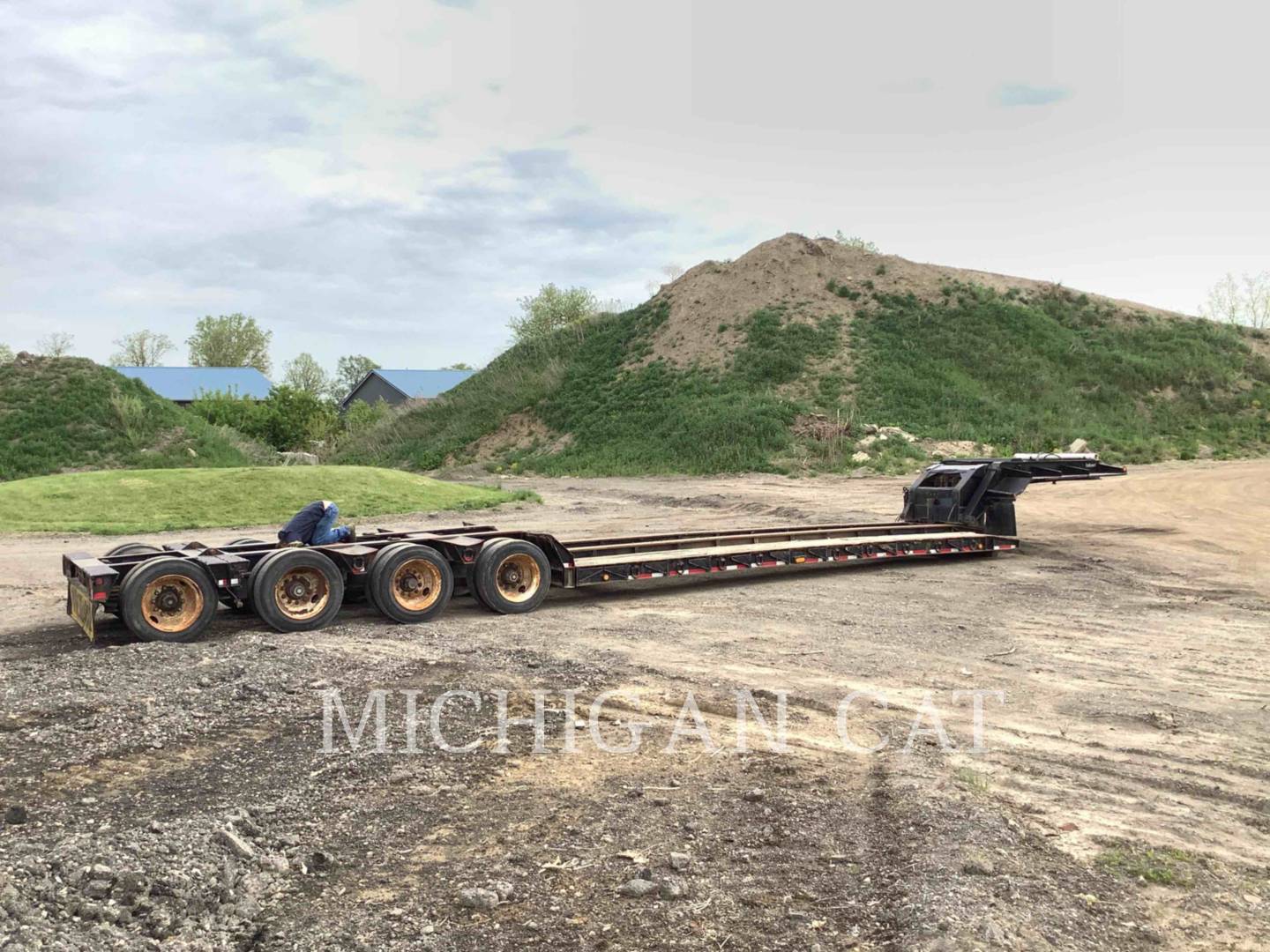 1986 Talbert 60T DETACHABLE LOWBOY Trailer