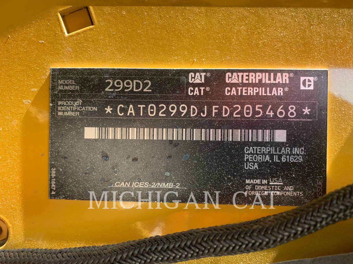 2019 Caterpillar 299D A2Q Compact Track Loader