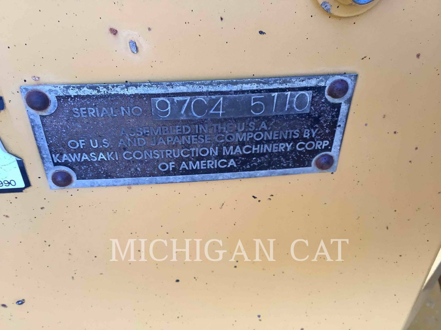 2003 Kawasaki 95ZV Wheel Loader