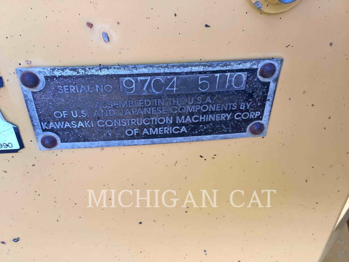 2003 Kawasaki 95ZV Wheel Loader