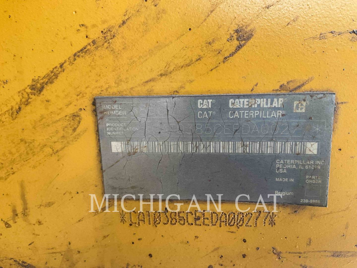 2006 Caterpillar 385CL Q Excavator