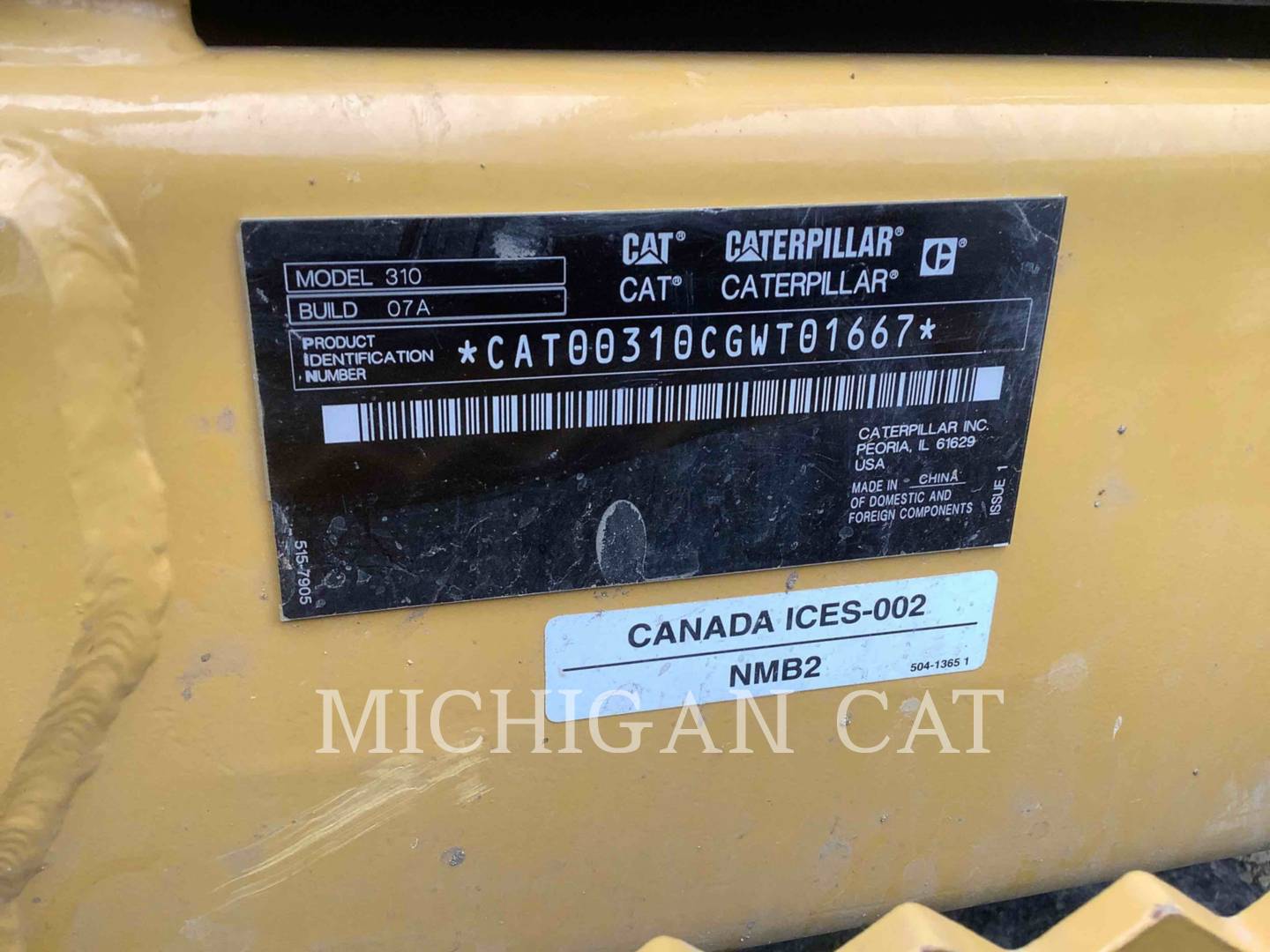 2021 Caterpillar 310 ATQ Excavator