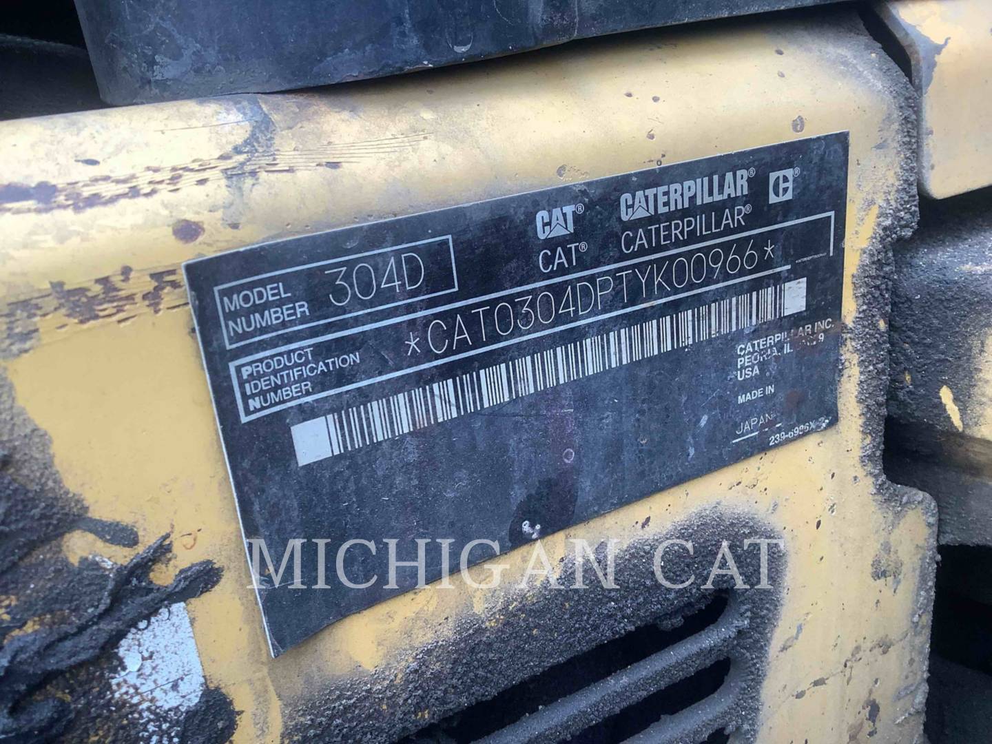 2011 Caterpillar 304DCR AQ Excavator