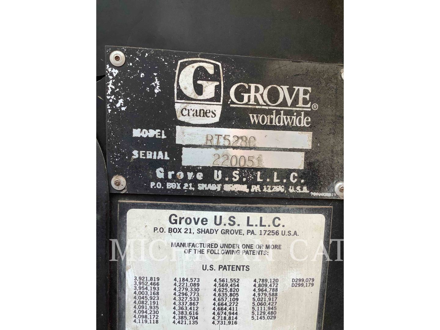 1999 Grove RT528 Crane