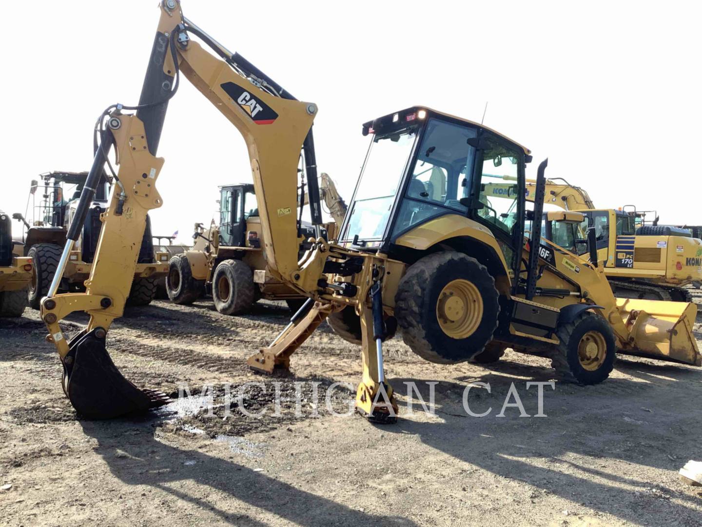 2015 Caterpillar 416F2 CP Tractor Loader Backhoe
