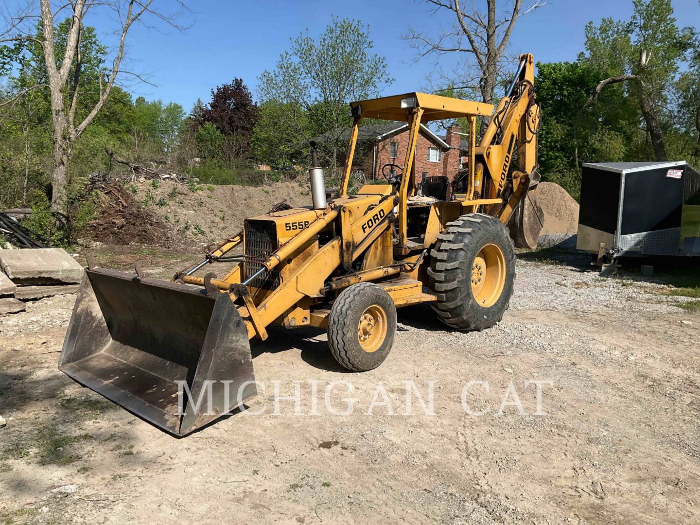 1985 Ford 555B Tractor Loader Backhoe