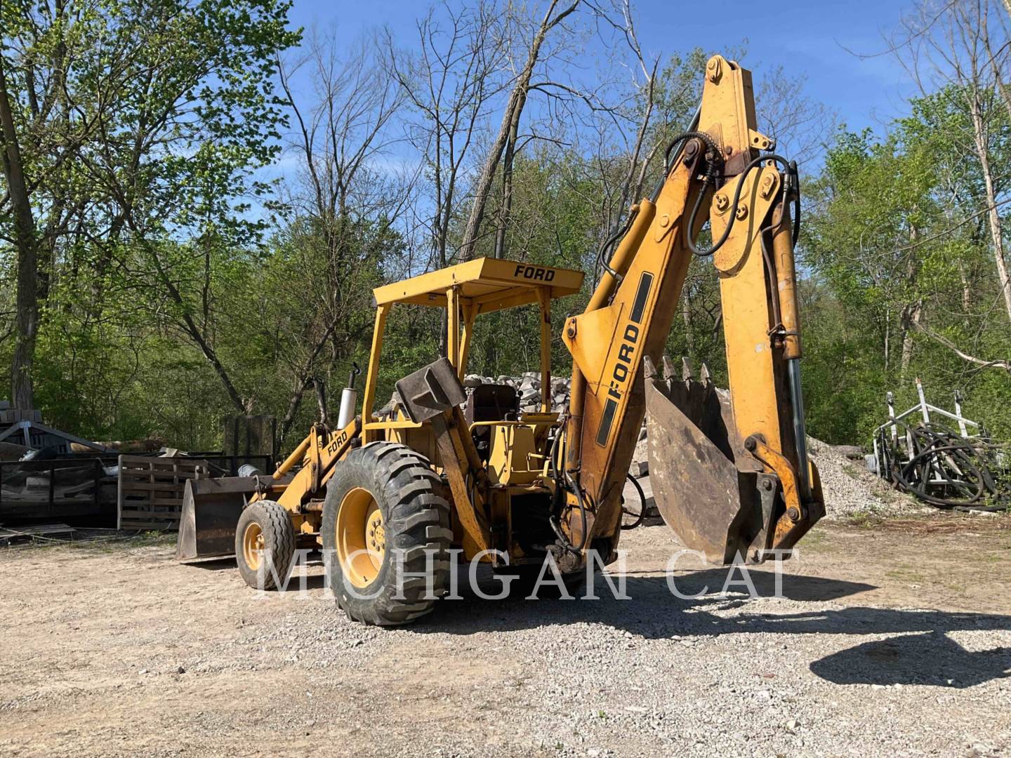1985 Ford 555B Tractor Loader Backhoe