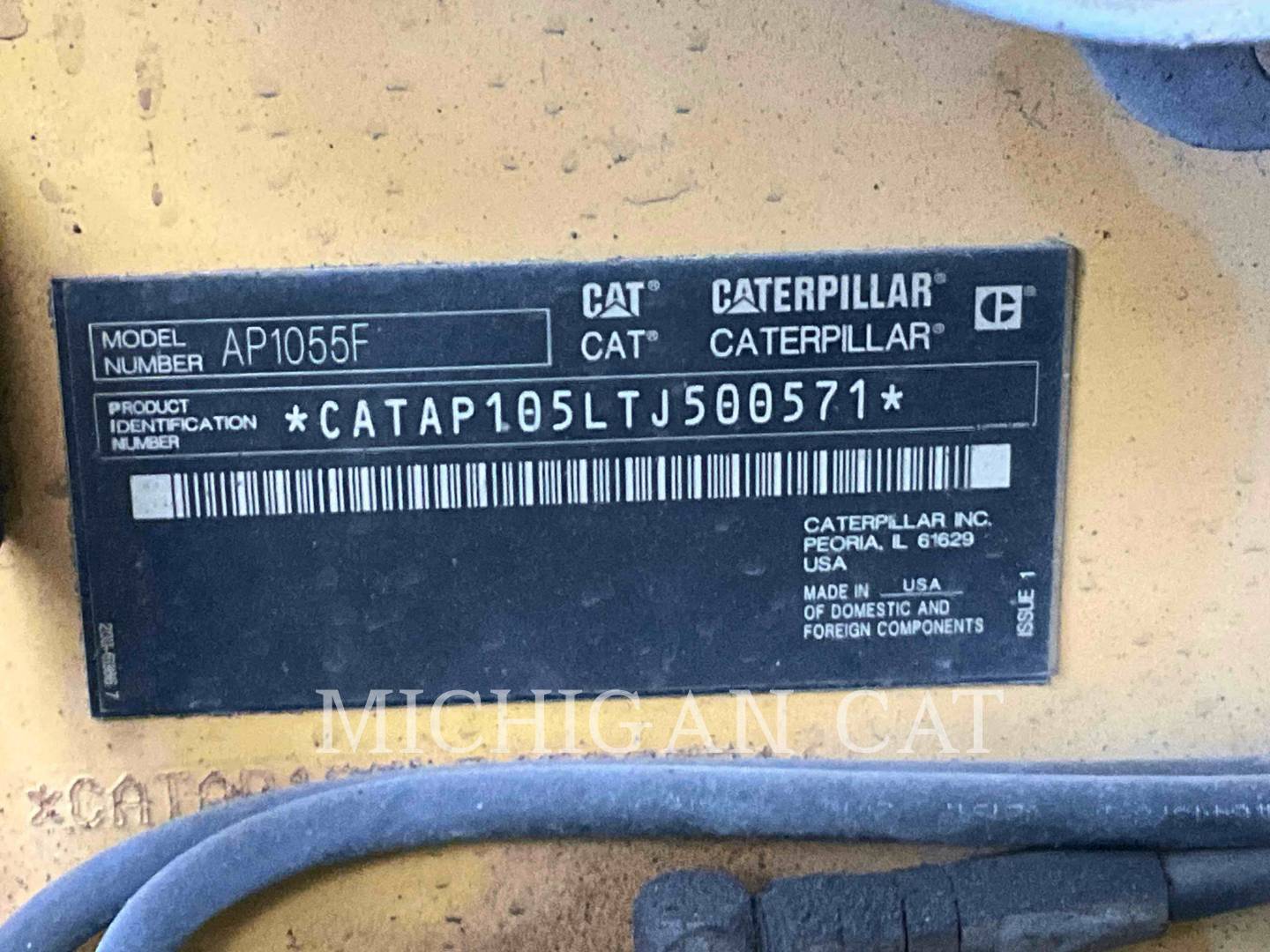 2017 Caterpillar AP1055F Paver