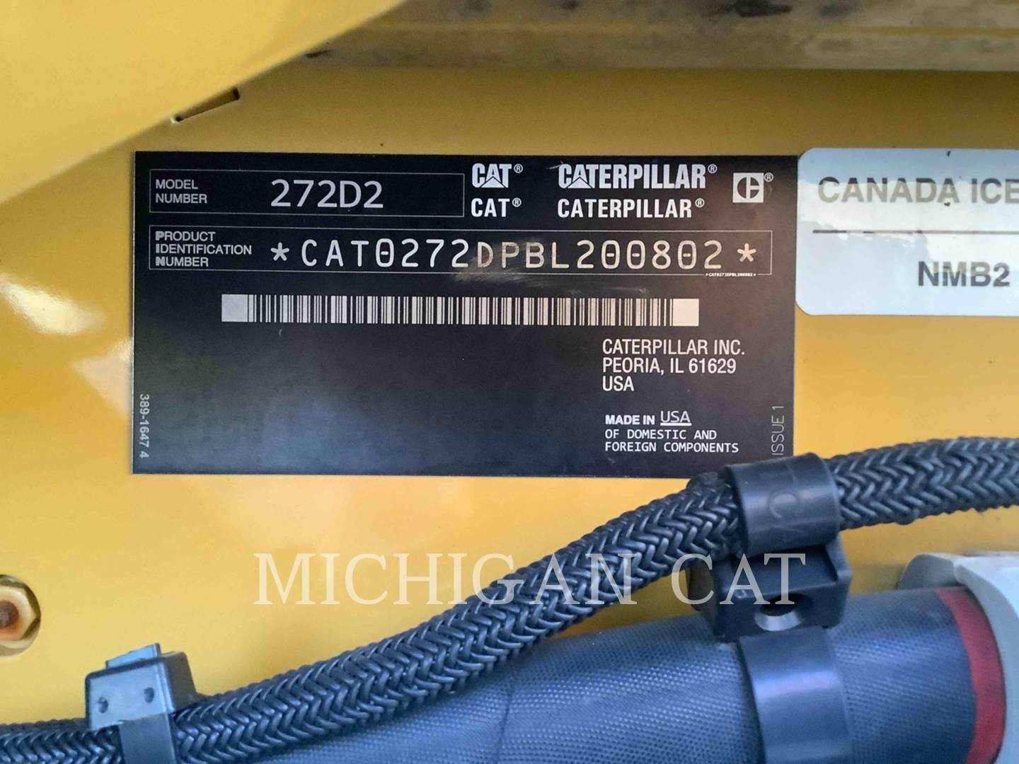 2017 Caterpillar 272D A2HQ Skid Steer Loader